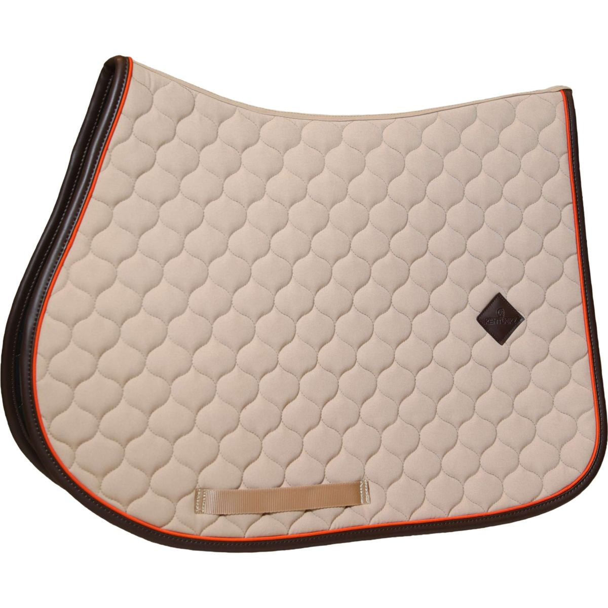 Kentucky Horsewear Tapis de Selle Onion Quilt Leather Neon de Saut Beige