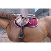 Kentucky Tapis de Selle de Saut Classic Contraste Bordeaux