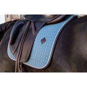 Kentucky Tapis de Selle de Dressage Classic Cuir Dusty Blue