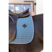 Kentucky Tapis de Selle de Dressage Classic Cuir Dusty Blue