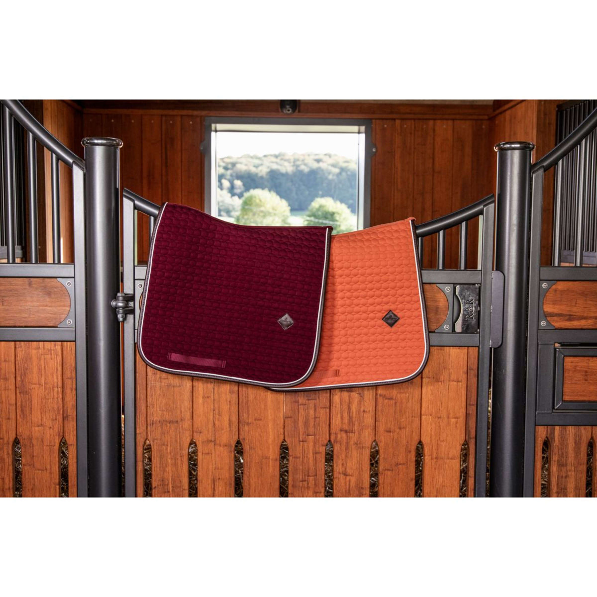 Kentucky Tapis de Selle de Dressage Classic Cuir Orange