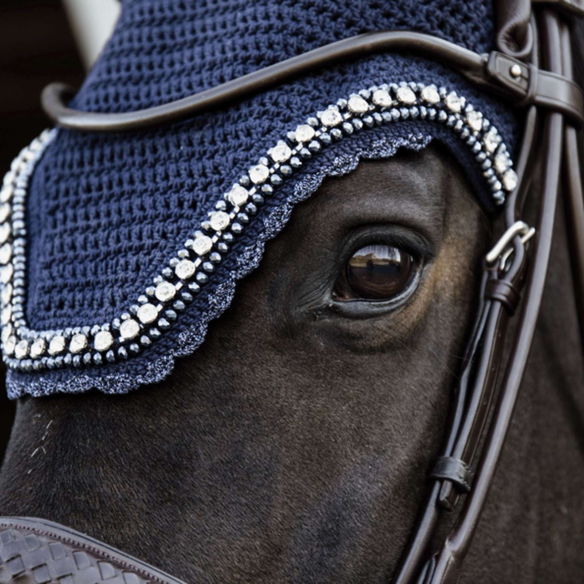 Kentucky Bonnet Anti-Mouches Wellington Big Stone & Pearl Marin foncé