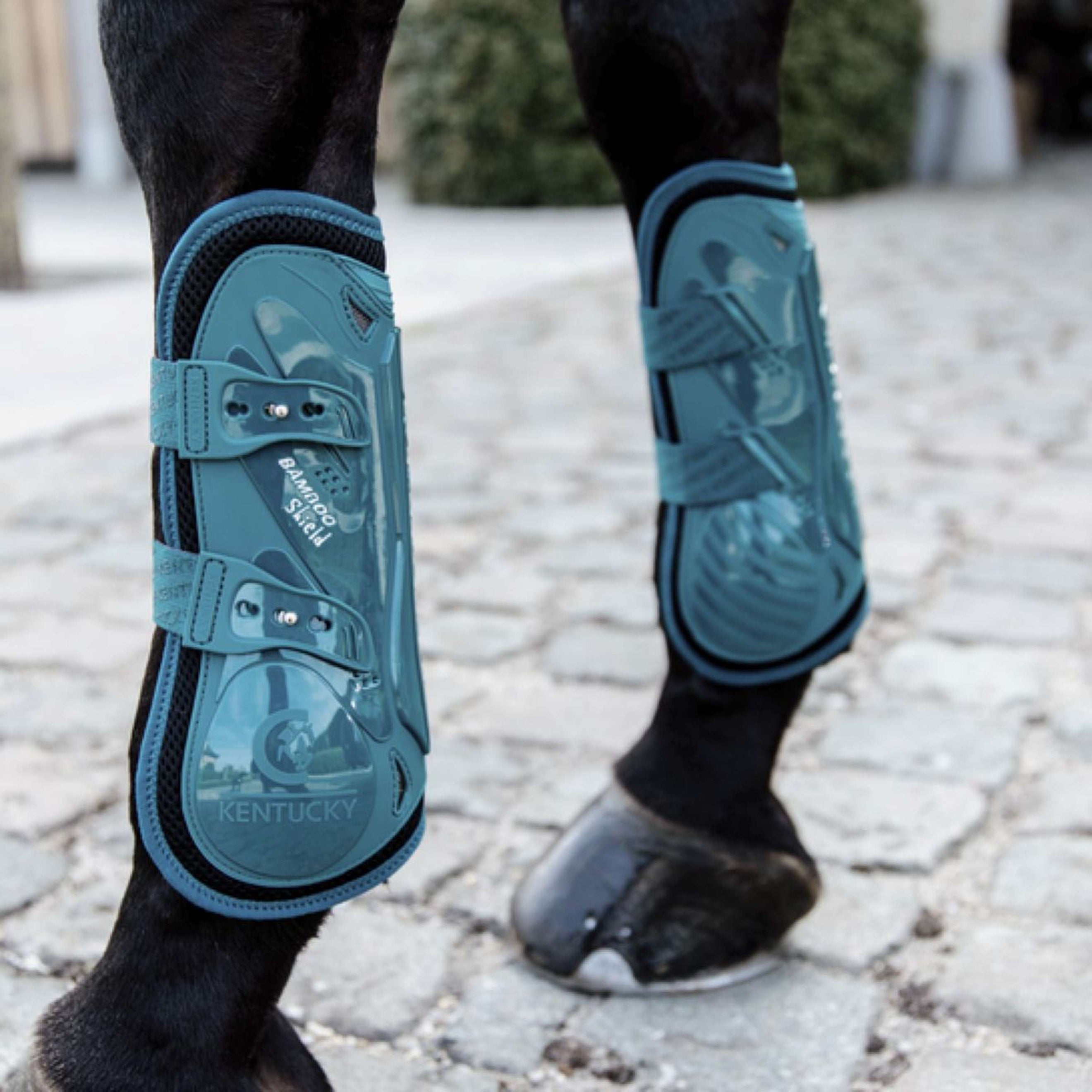 Kentucky Horsewear Protèges-Tendons Bamboo Elastic Émeraude