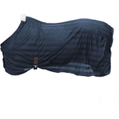 Kentucky Horsewear Couverture Anti-Mouches Light Striped Mesh Marin