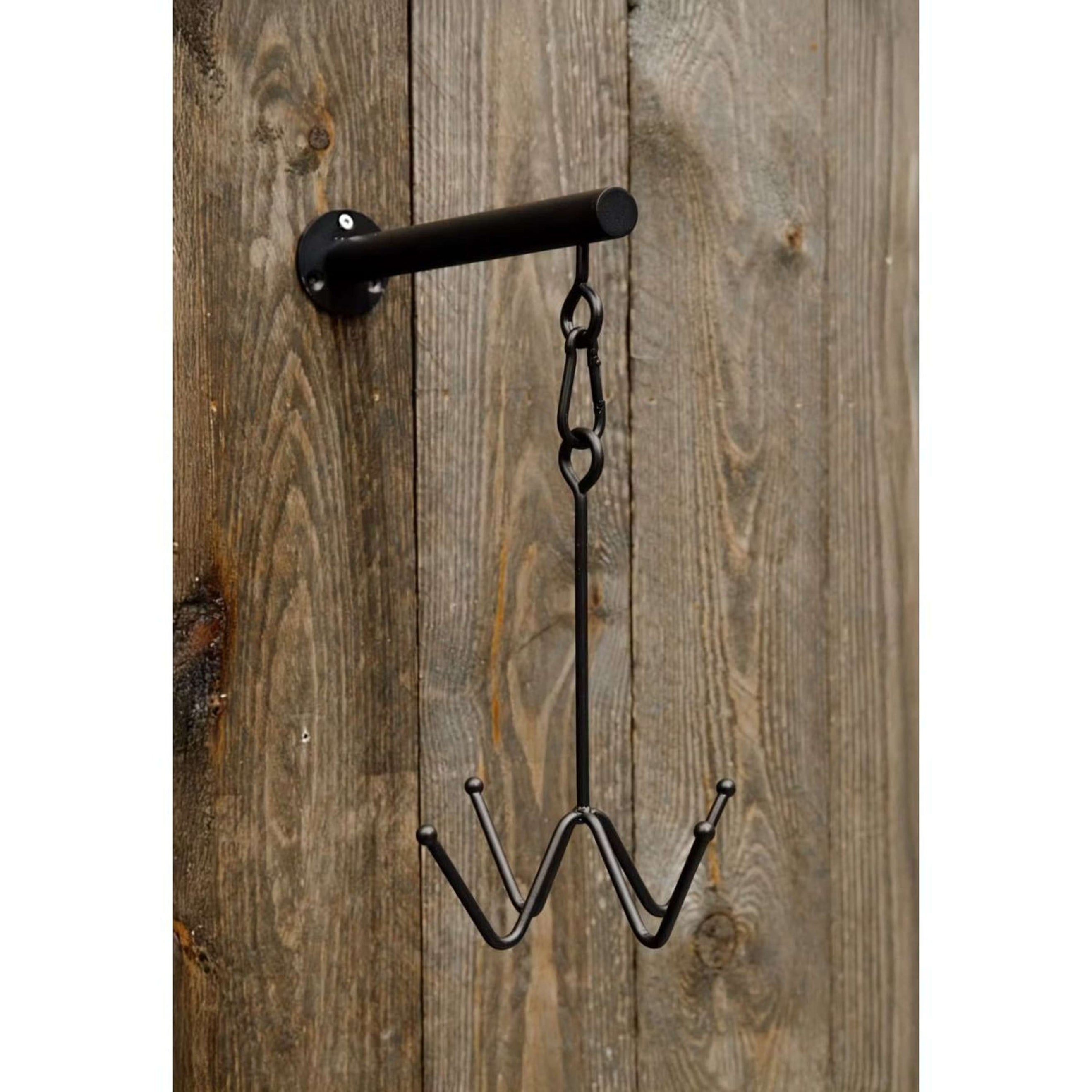 Kentucky Horsewear Porte Bride 4 Montage mural Noir Kentucky Horsewear Porte Bride 4 Montage mural Noir
