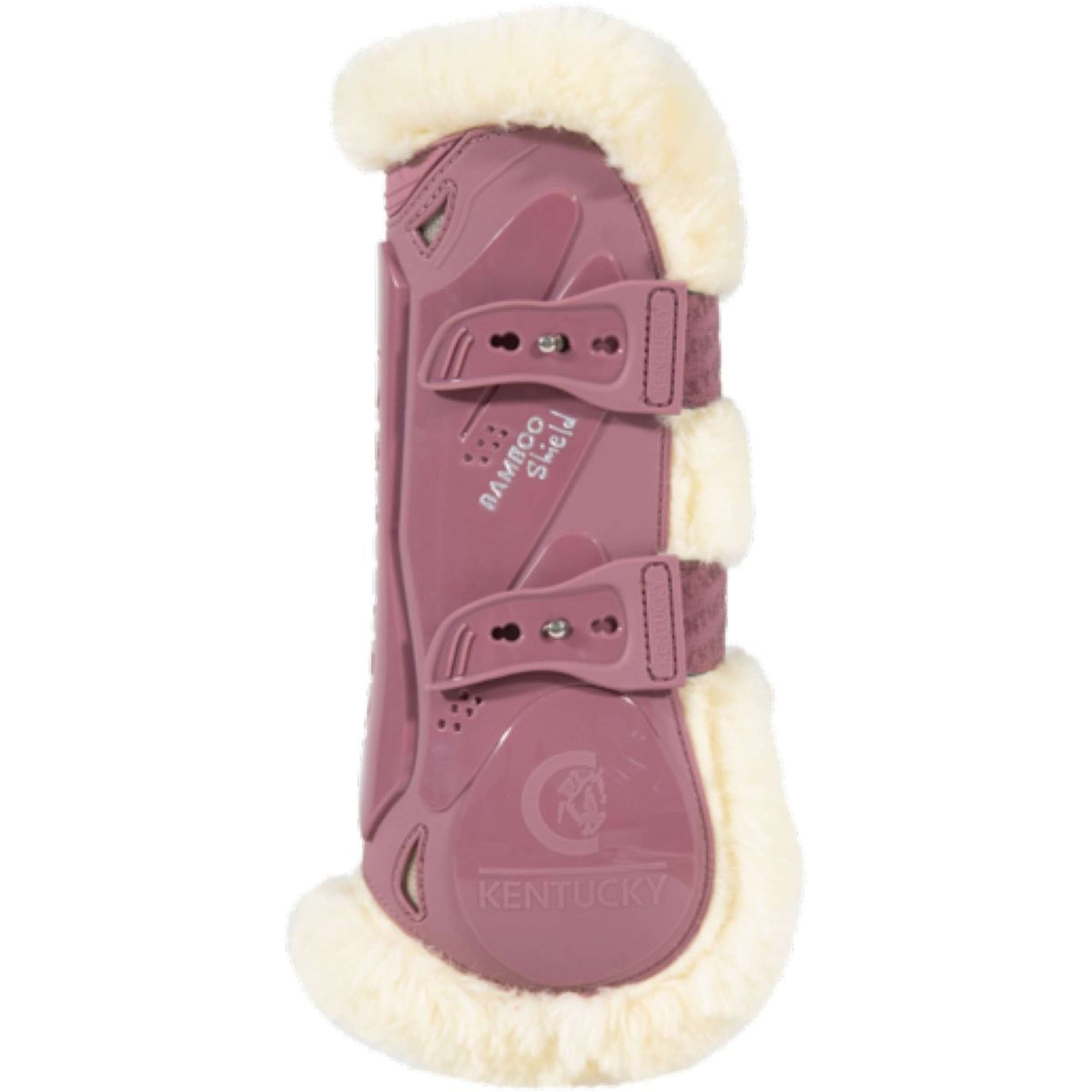 Kentucky Horsewear Protèges-Tendons Bamboo Elastic Vegan Sheepskin Rose Vieux Kentucky Horsewear Protèges-Tendons Bamboo Elastic Vegan Sheepskin Rose Vieux