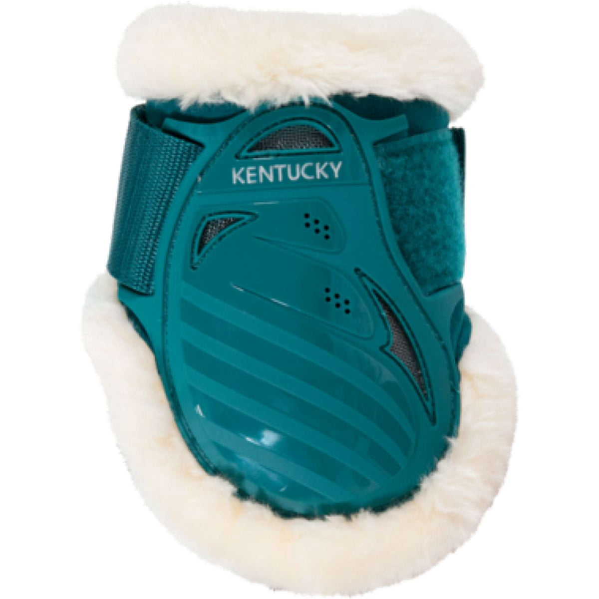 Kentucky Protège-Boulets Young Horse Vegan Sheepskin Émeraude