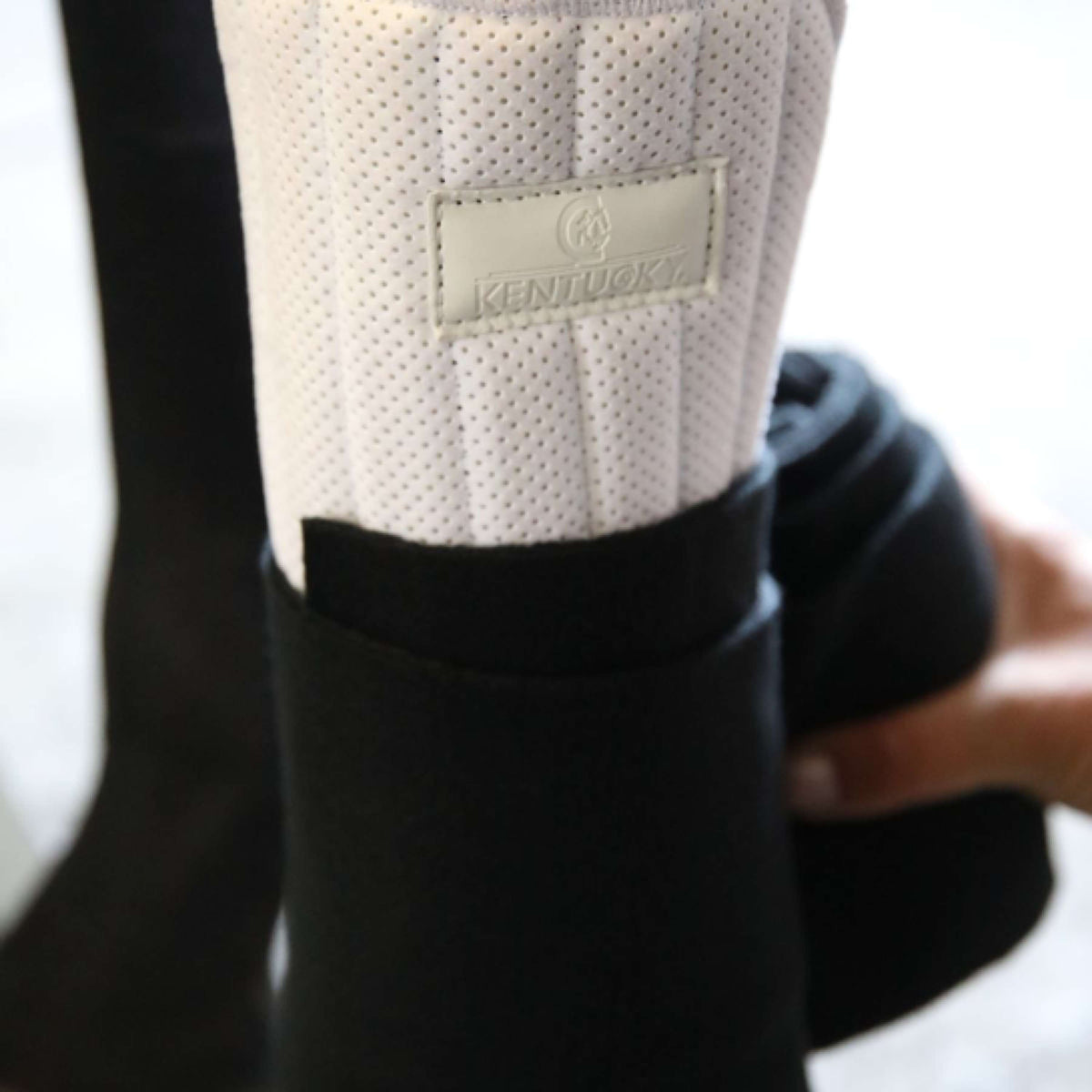 Kentucky Horsewear Bandage Pad Blanc-Noir