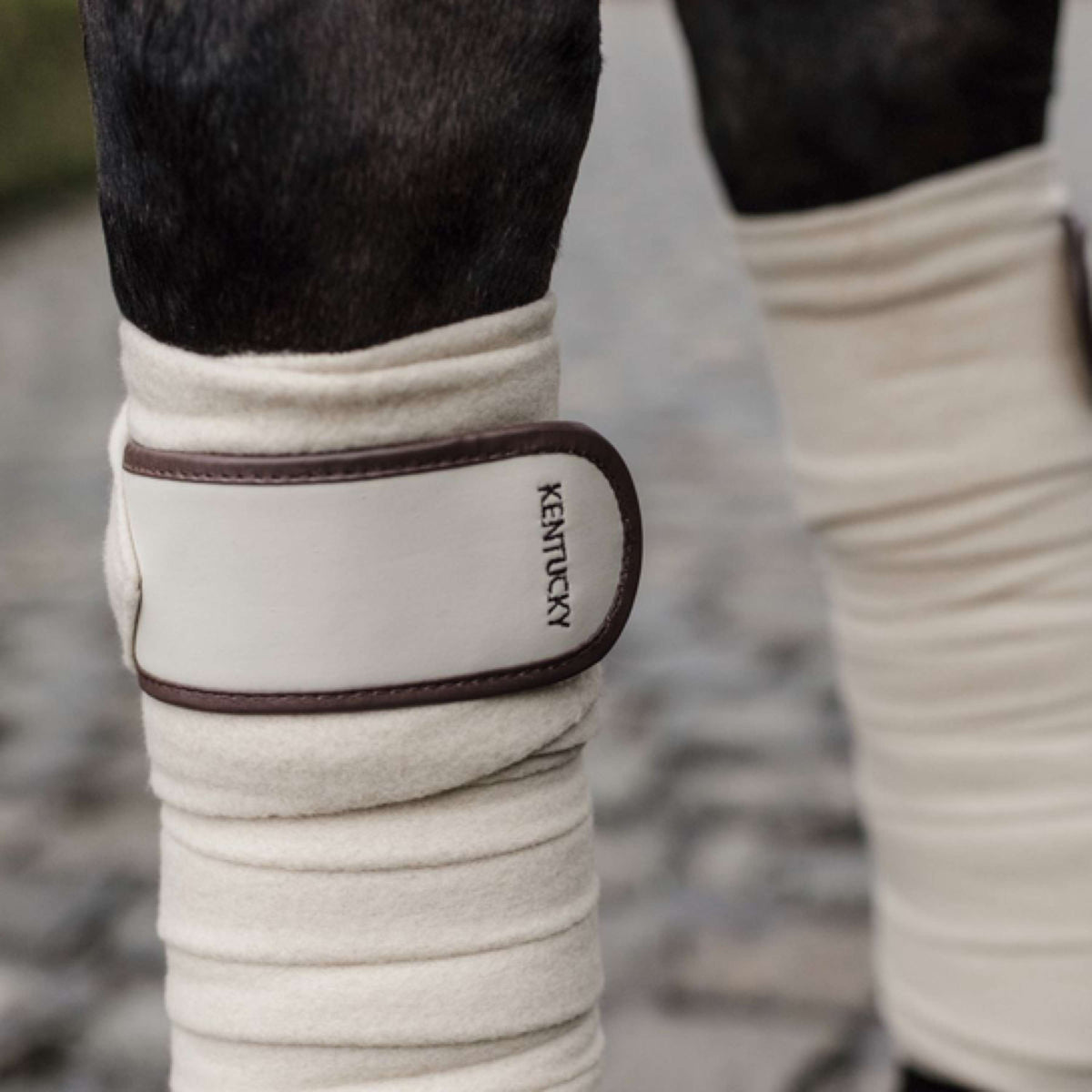 Kentucky Horsewear Bandages Fleece Polaire Beige