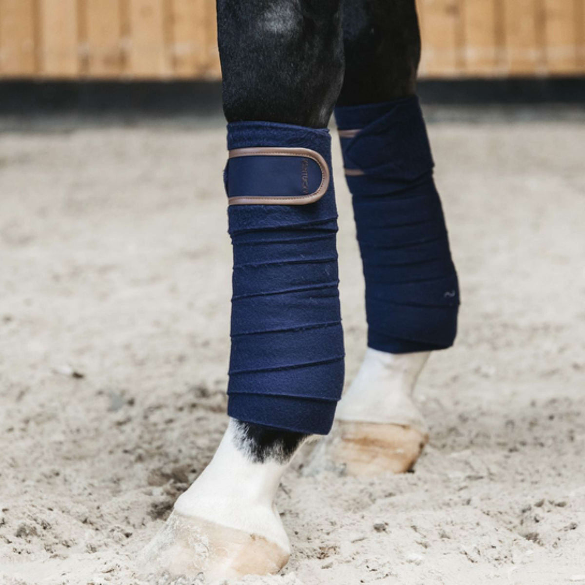 Kentucky Horsewear Bandages Fleece Polaire Marin