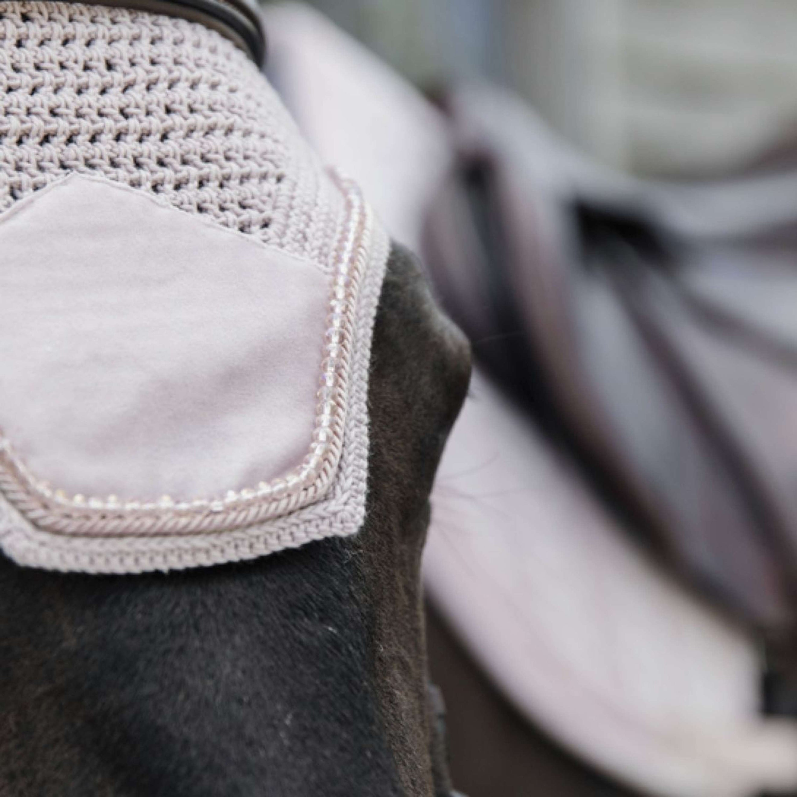 Kentucky Bonnet Anti-Mouches Wellington velours Pearls Soft Rose Kentucky Bonnet Anti-Mouches Wellington velours Pearls Soft Rose