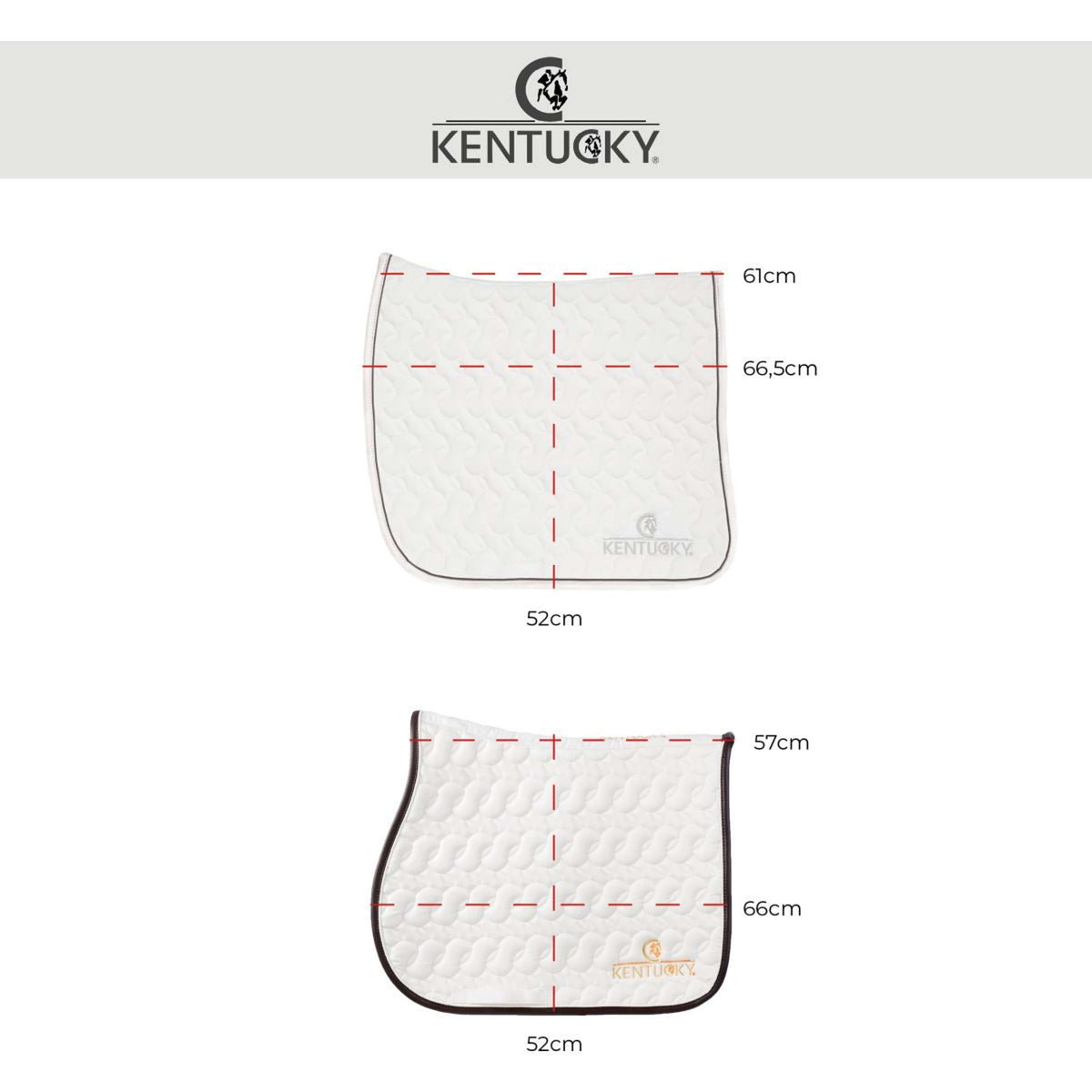 Kentucky Tapis Housse de Selle de Saut Marin