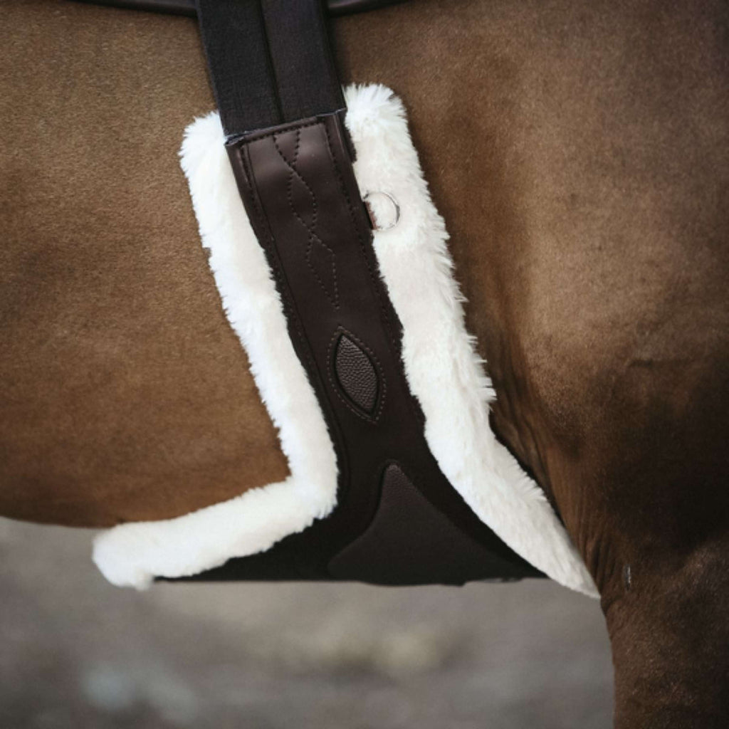 Kentucky Sangle Bavette Sheepskin Special pour le Saut Marron