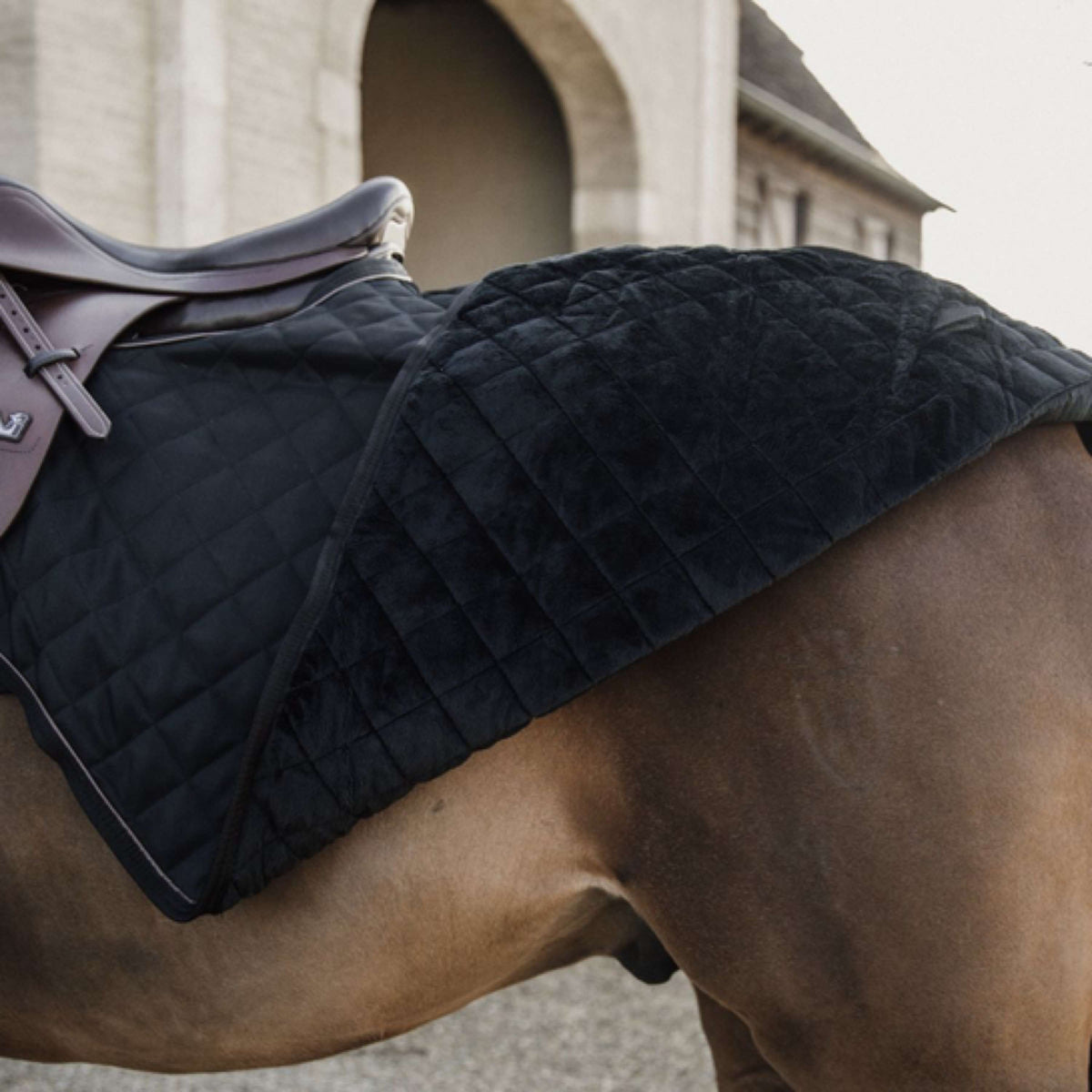 Kentucky Couvre-reins 160g Noir