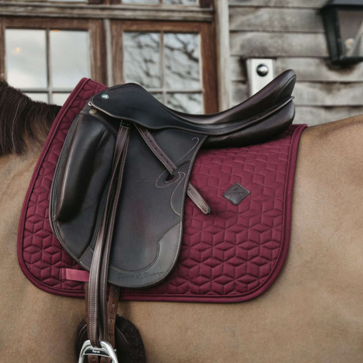 Kentucky Tapis de Selle Basic Dressage Bordeaux