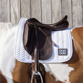 Kentucky Tapis de Selle Fishbone Dressage New Blanc