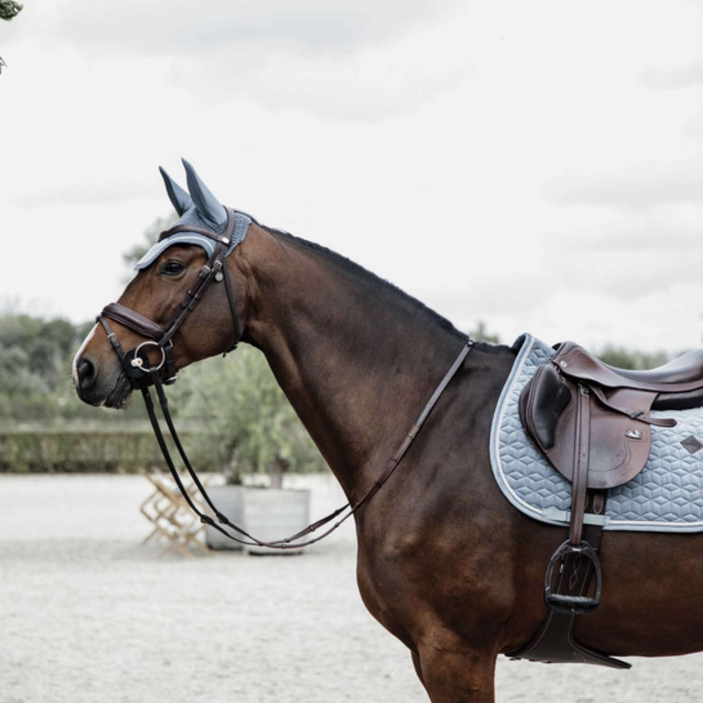 Kentucky Tapis de Selle Velvet de Saut Bleu clair