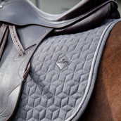 Kentucky Tapis de Selle Laine Dressage Gris