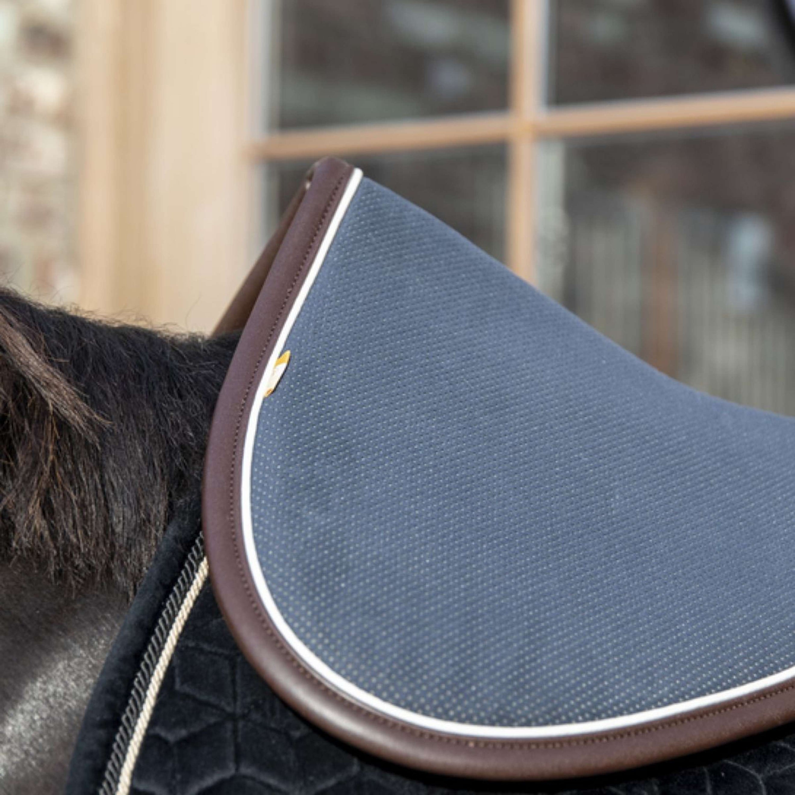 Kentucky Amortisseur Halfpad Anatomic Absorb Navy/White/Brown Kentucky Amortisseur Halfpad Anatomic Absorb Navy/White/Brown