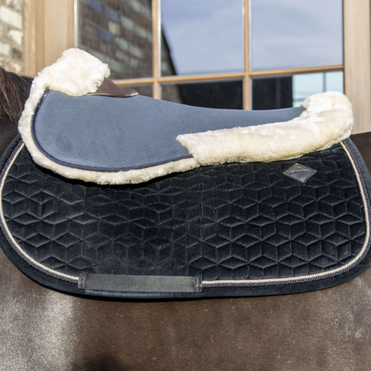 Kentucky Amortisseur Halfpad Sheepskin Absorb Marin