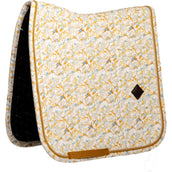 Kentucky Tapis de Selle Velvet Spring Leaves Whispers Dressage Marron/Blanc