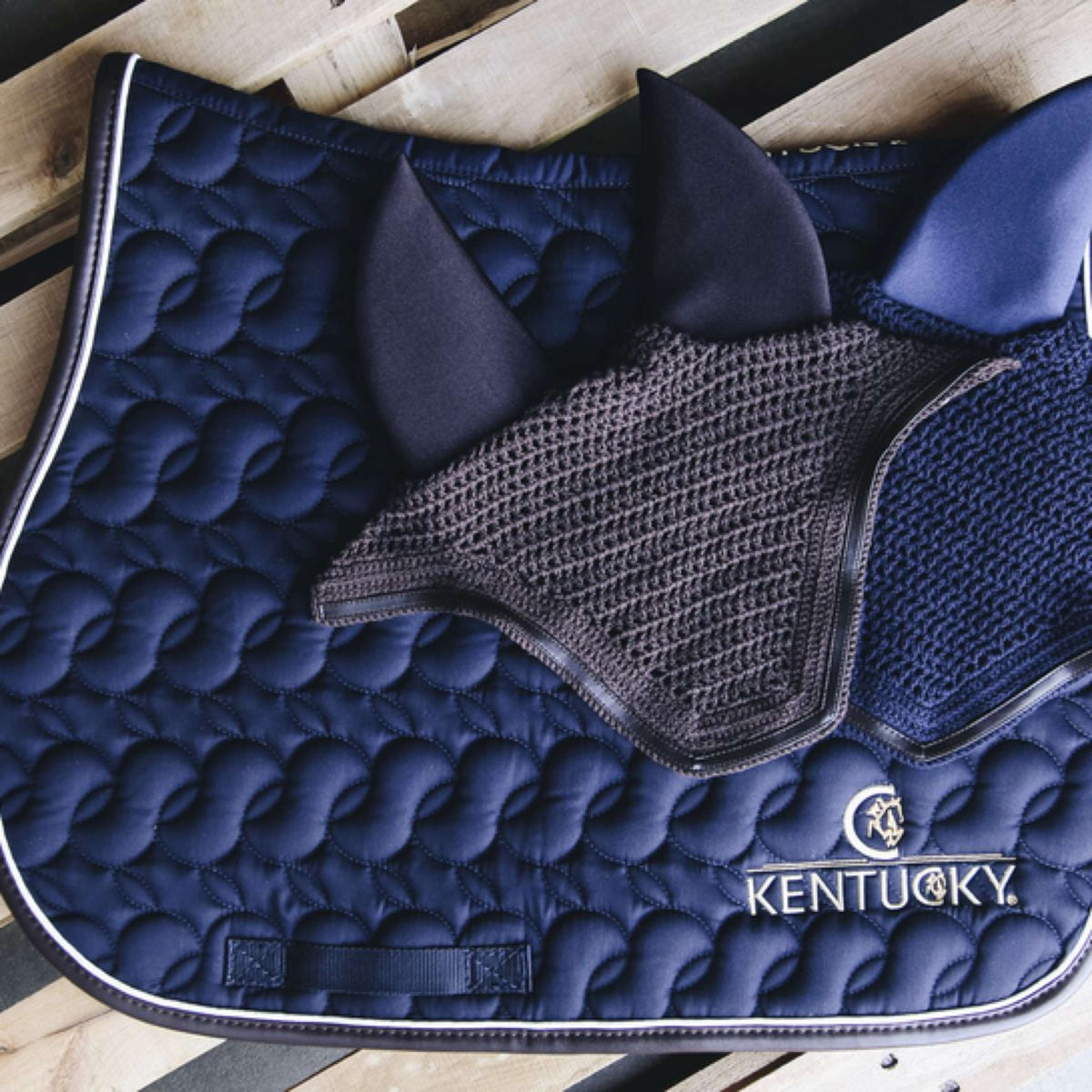Kentucky Tapis de Selle Navy/White/Brown