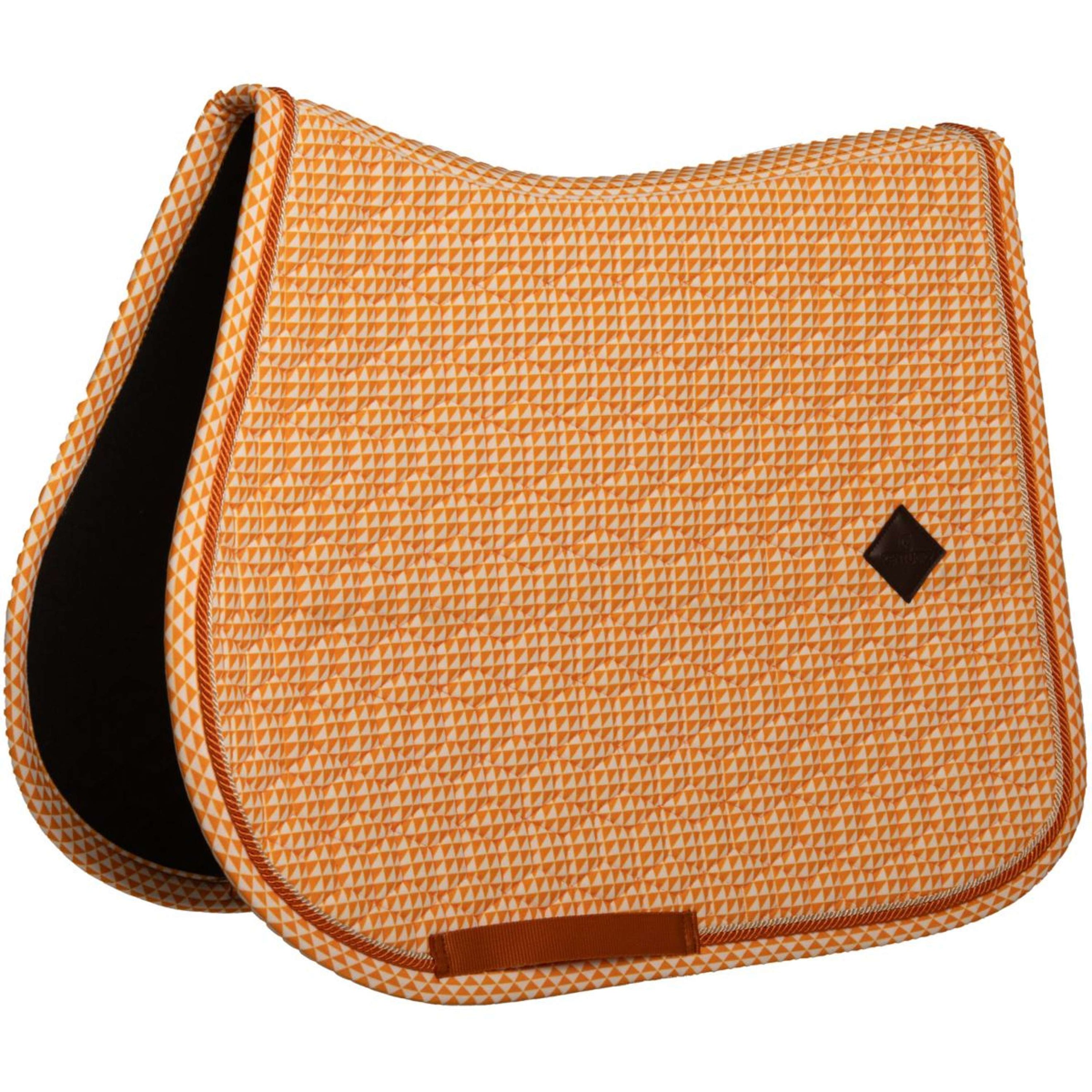 Kentucky Tapis de Selle Velvet Flags de Saut Orange Kentucky Tapis de Selle Velvet Flags de Saut Orange