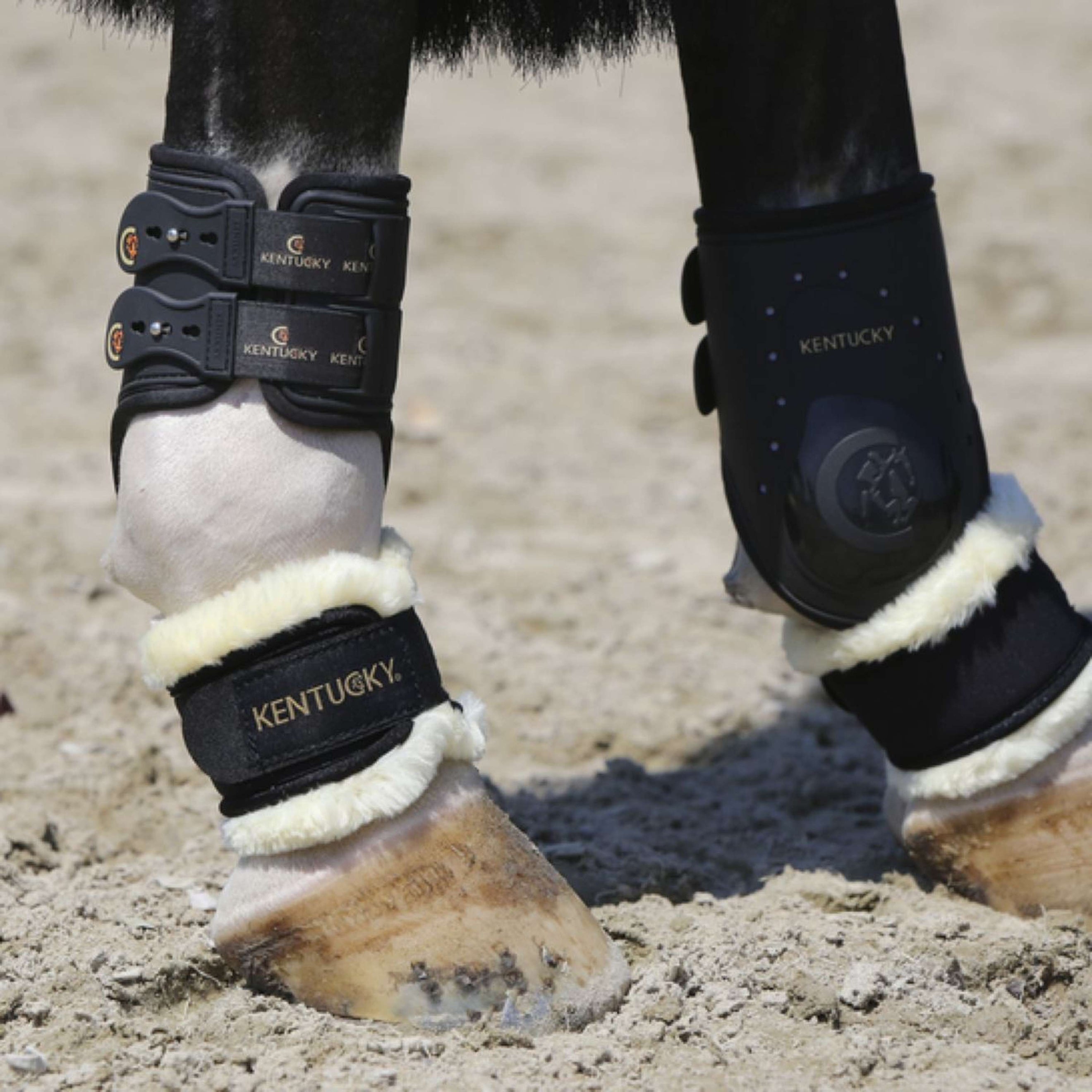 Kentucky Horsewear Protège-Paturon Pastern Sheepskin