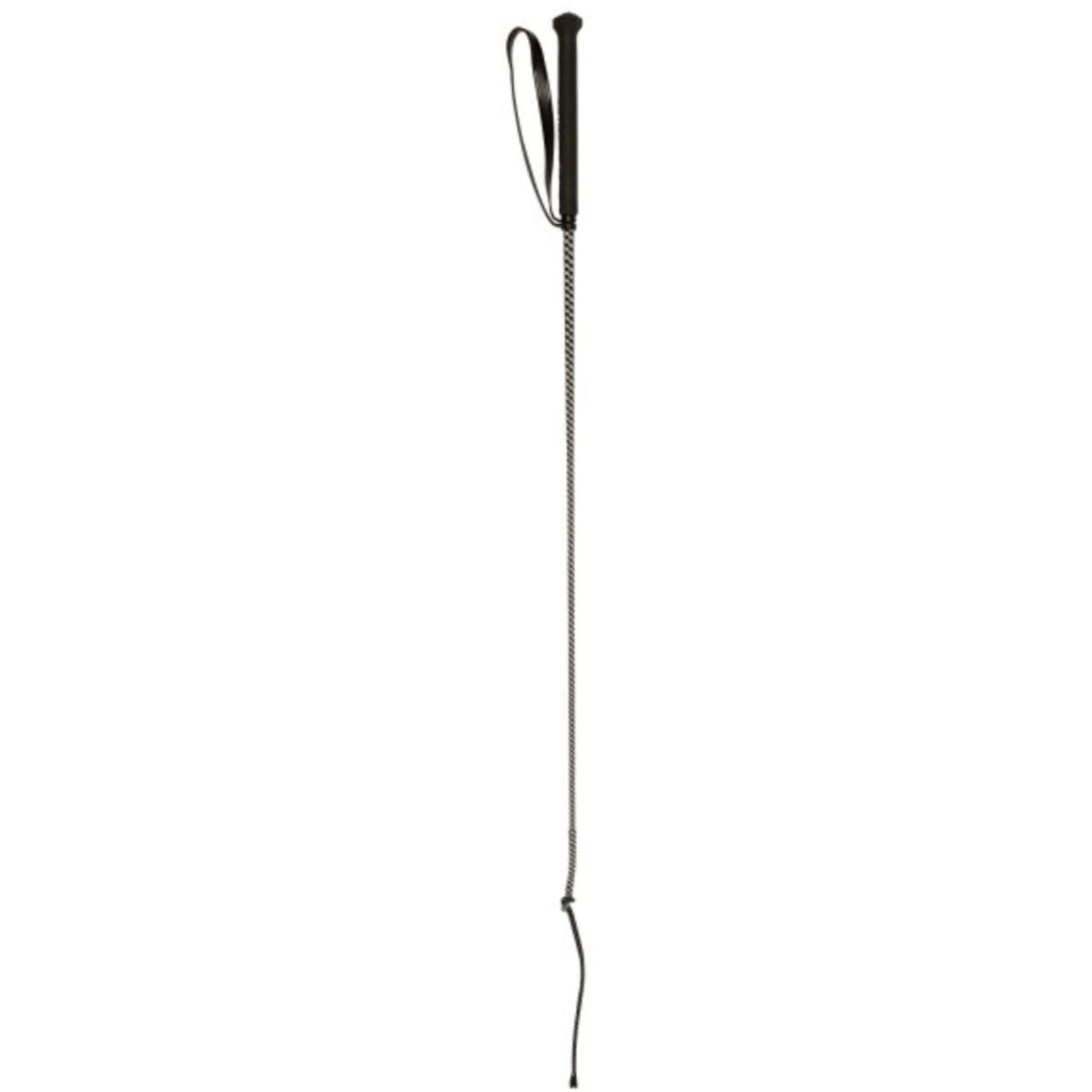 Kerbl Cravache Fibre de verre Noir-Blanc