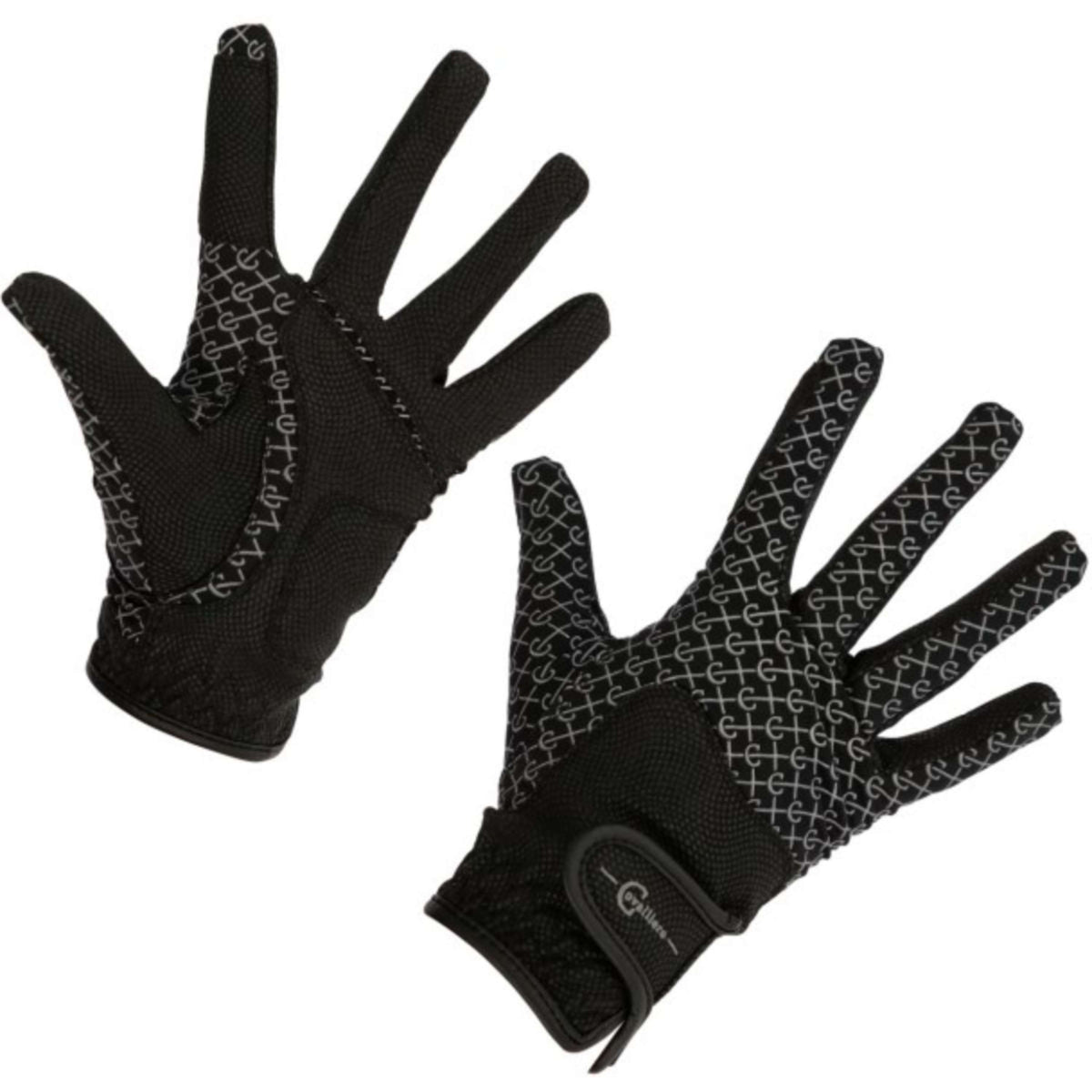 Covalliero Gants d'Équitation Reflective Noir