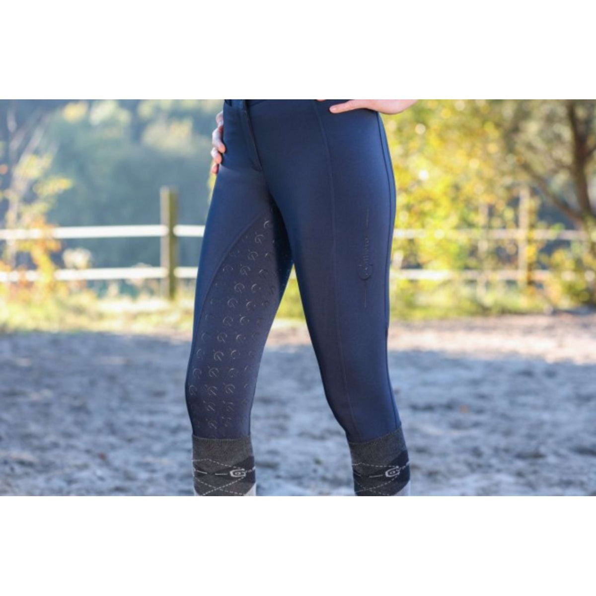 Covalliero Pantalon d'Équitation ClassicStar Marin