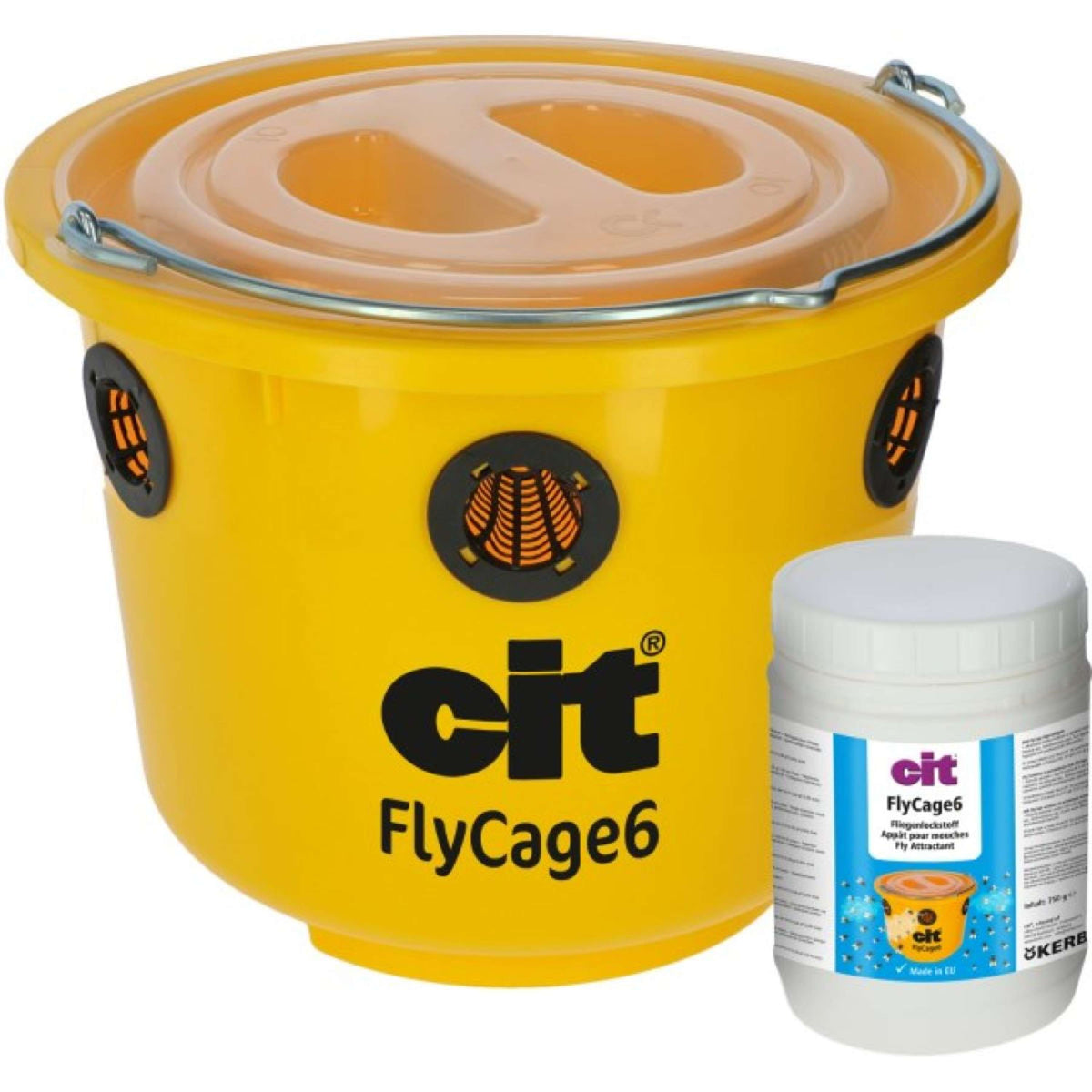 Kerbl Piège à Mouches Cit FlyCage6 Set Jaune