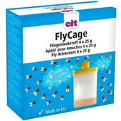 Kerbl Piège à Mouches Cit Fly Attractant FlyCage 4 x 25g