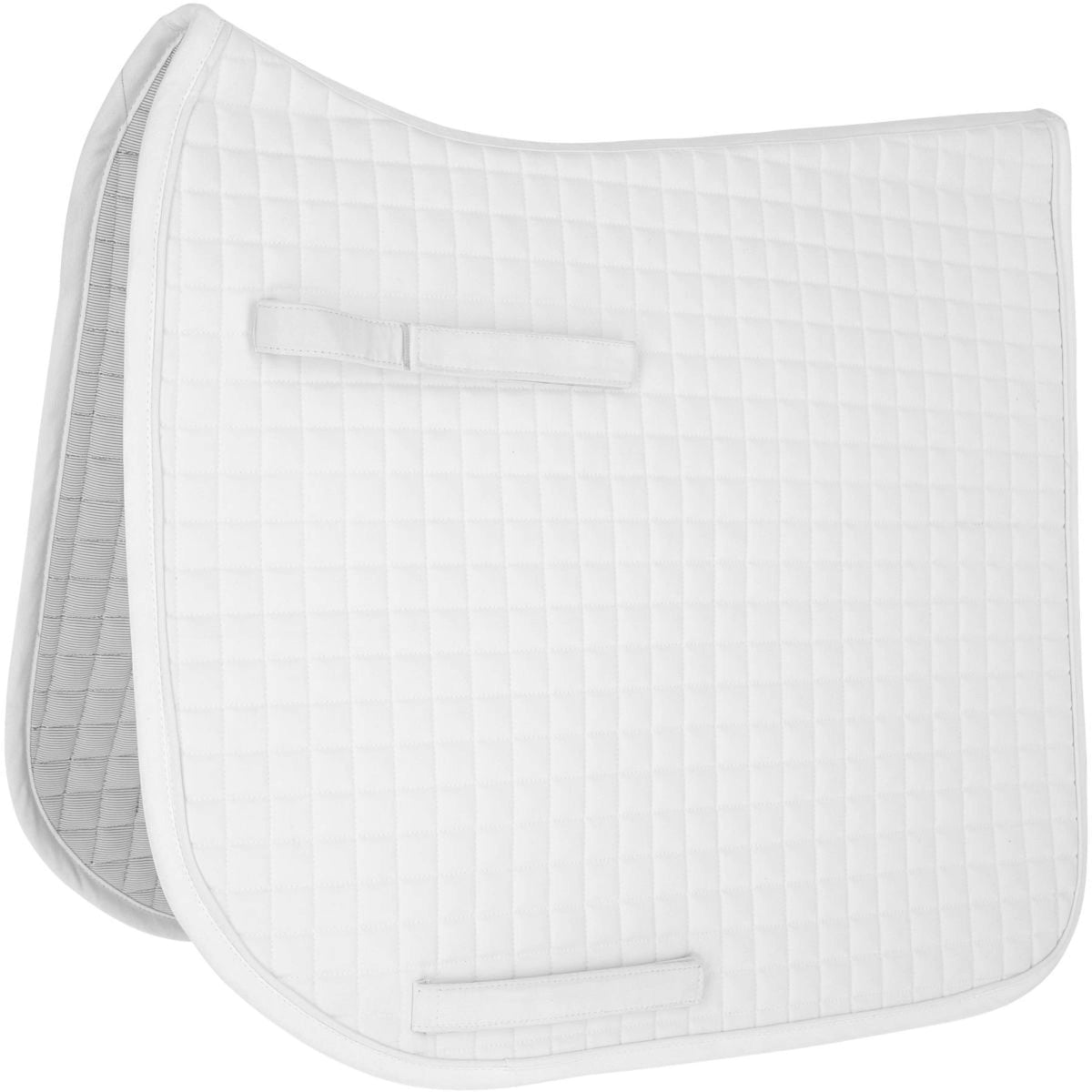 Covalliero Tapis de Selle Classic Bamboo Dressage Blanc