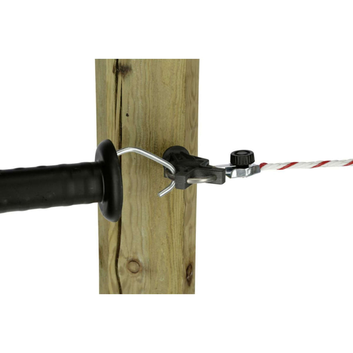 Kerbl Isolateur de Porte X³ Blister Galvanisé 6 Pièces Noir