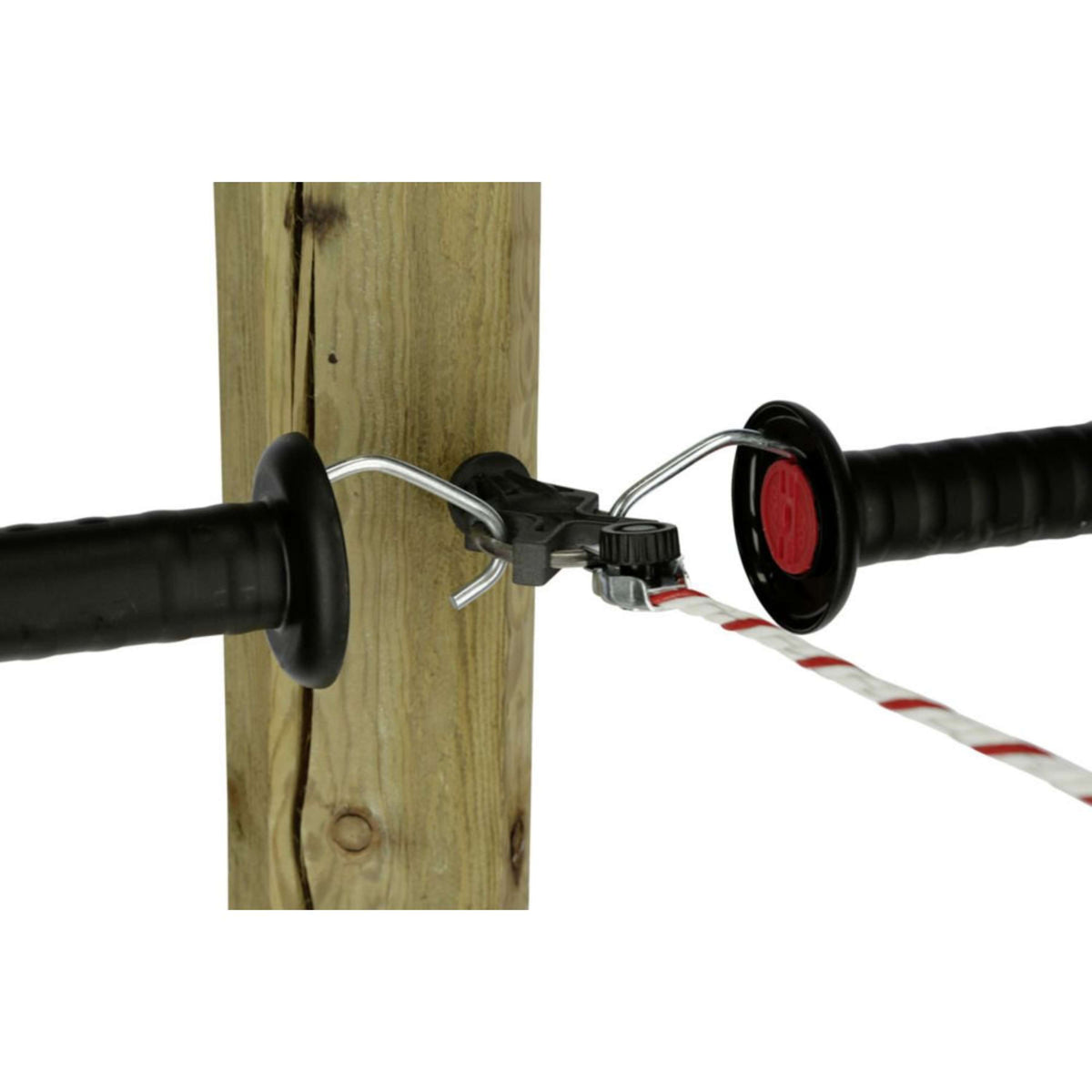 Kerbl Isolateur de Porte X³ Blister Galvanisé 6 Pièces Noir