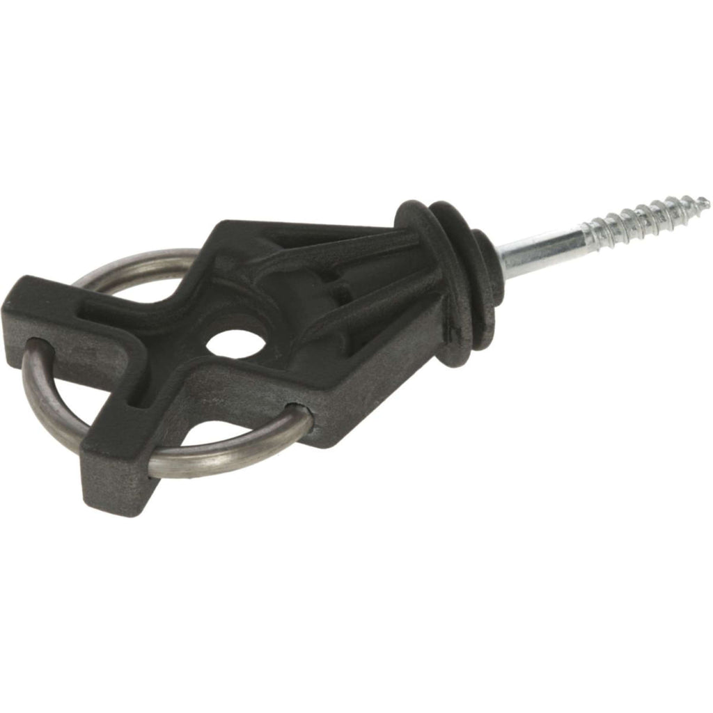 Kerbl Isolateur de Porte X³ Galvanisé 6 Pièces Noir