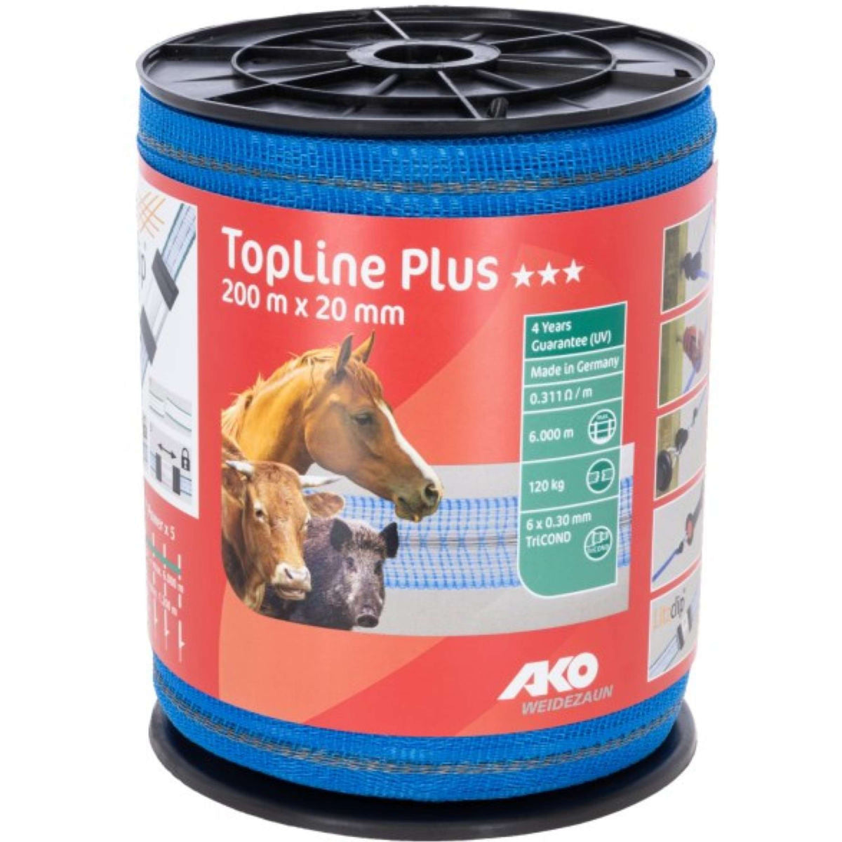 Bobine Ruban de clôture electrique - Accessoires animaux Bobine Ruban de clôture electrique - Accessoires animaux