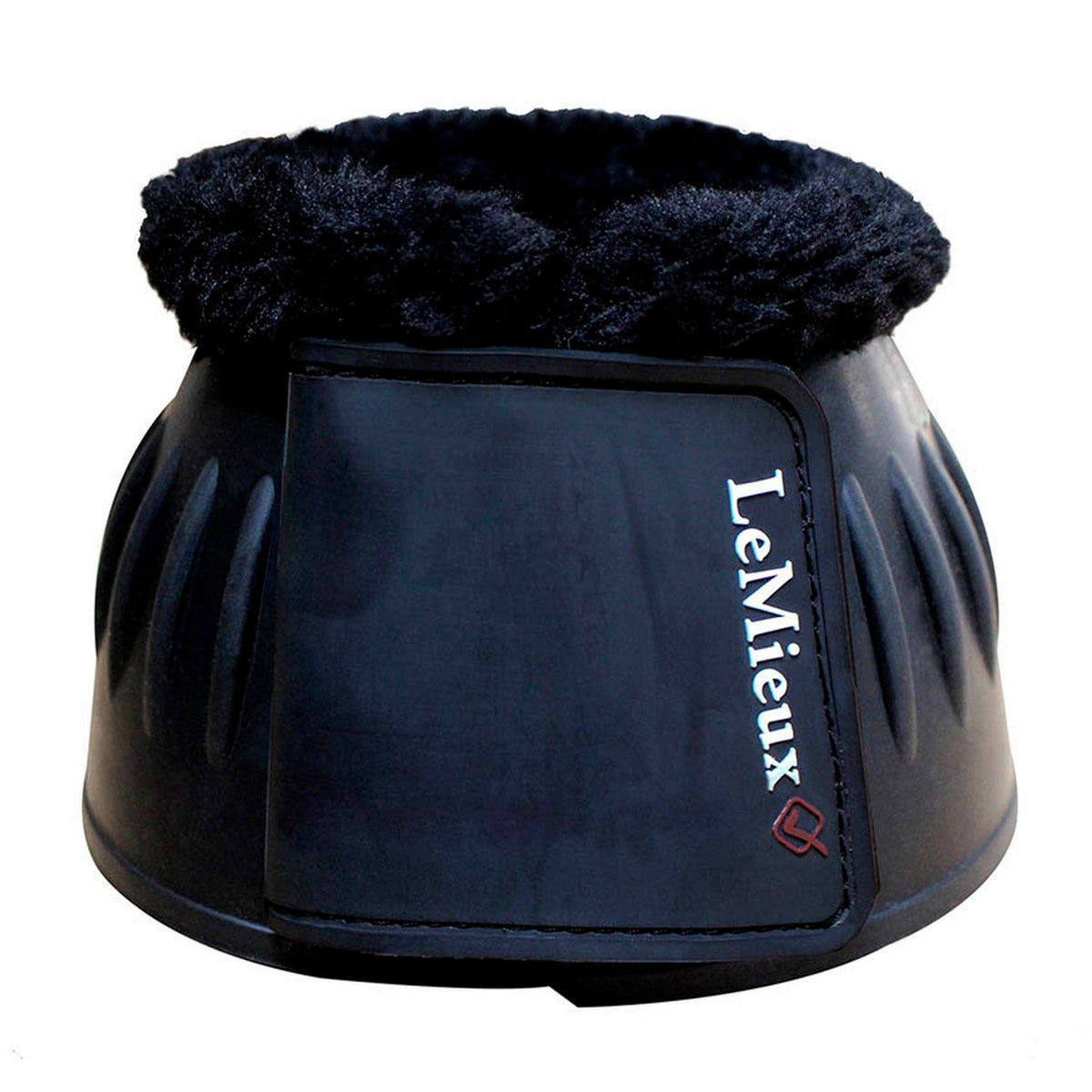 LeMieux Cloches d'Obstacles Rubber Bell Fleece Noir