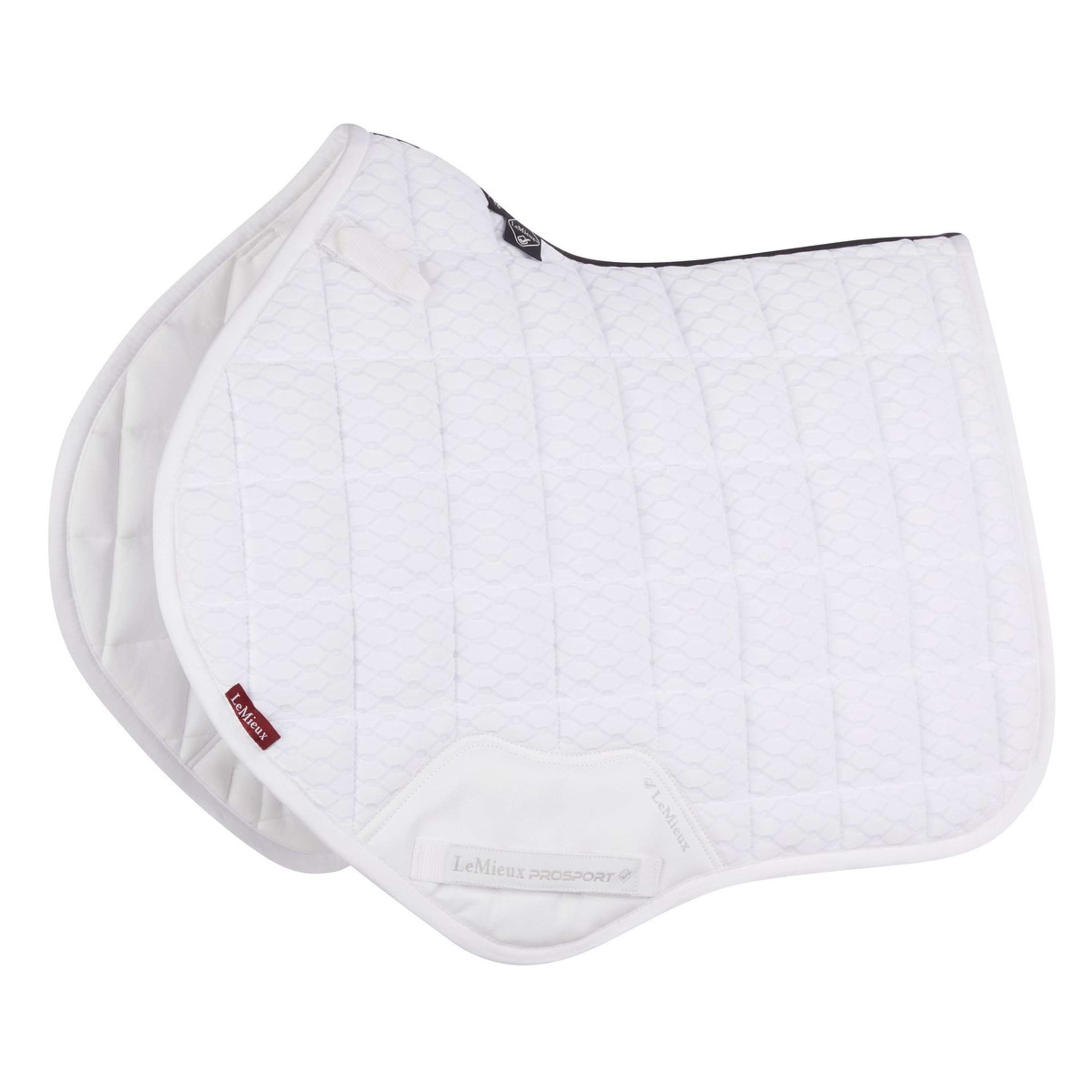LeMieux Tapis de Selle Carbon Mesh Air Square CC Blanc LeMieux Tapis de Selle Carbon Mesh Air Square CC Blanc