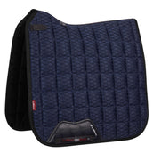 LeMieux Tapis de Selle Carbon Mesh Air Square Dressage Marin