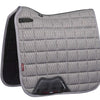 LeMieux Tapis de Selle Carbon Mesh Air Square Dressage Gris