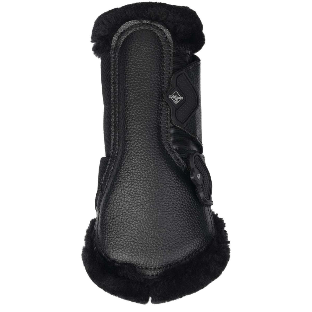 LeMieux Brushing Boots Fleece Edge Mesh Noir