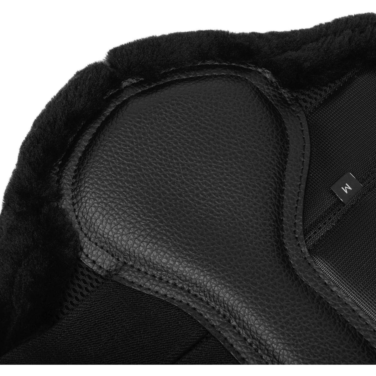 LeMieux Brushing Boots Fleece Edge Mesh Noir