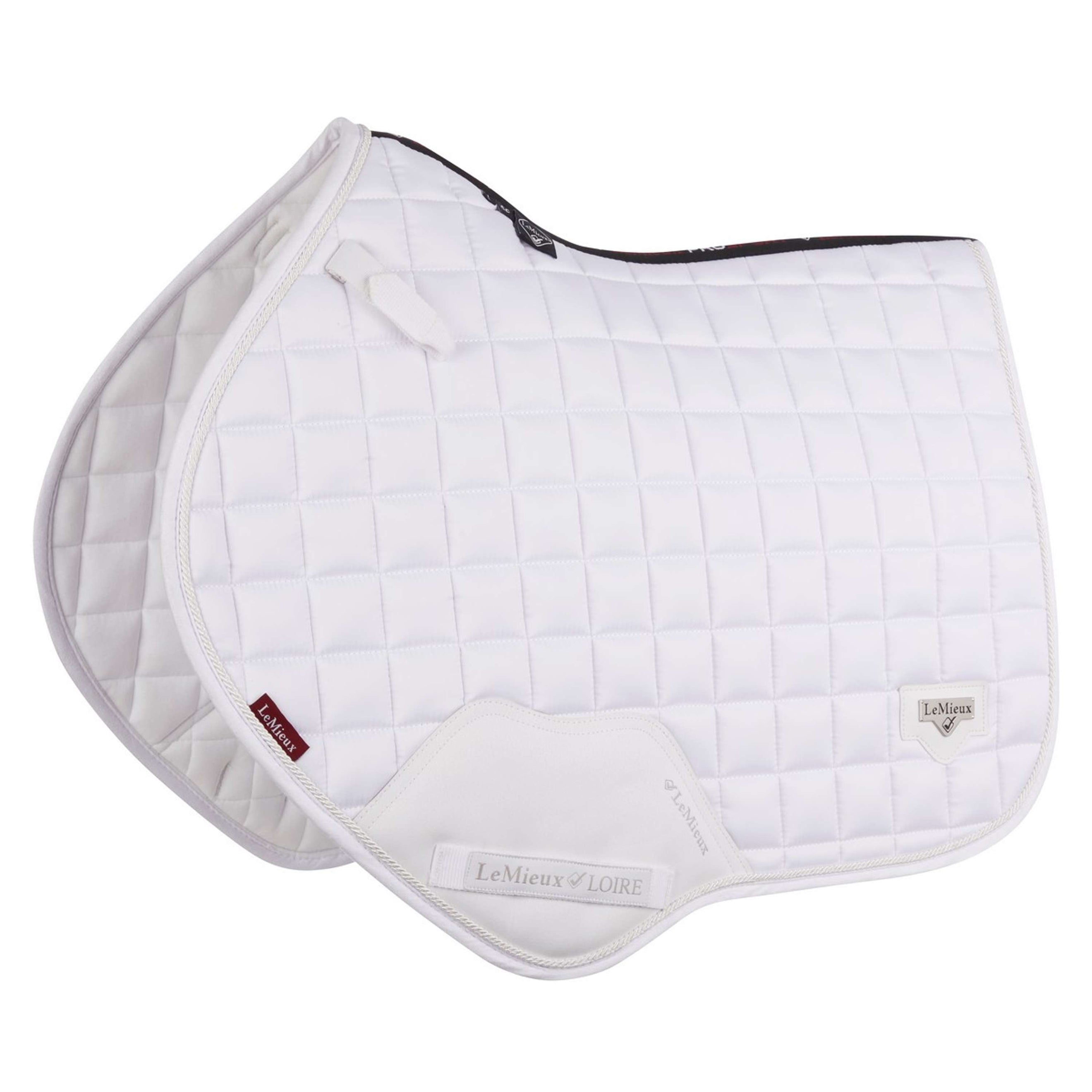 LeMieux Tapis de Selle Loire Classic Satin Square CC Blanc