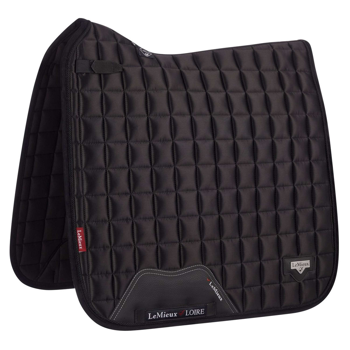 LeMieux Tapis de Selle Loire Classic Satin Square Dressage Noir