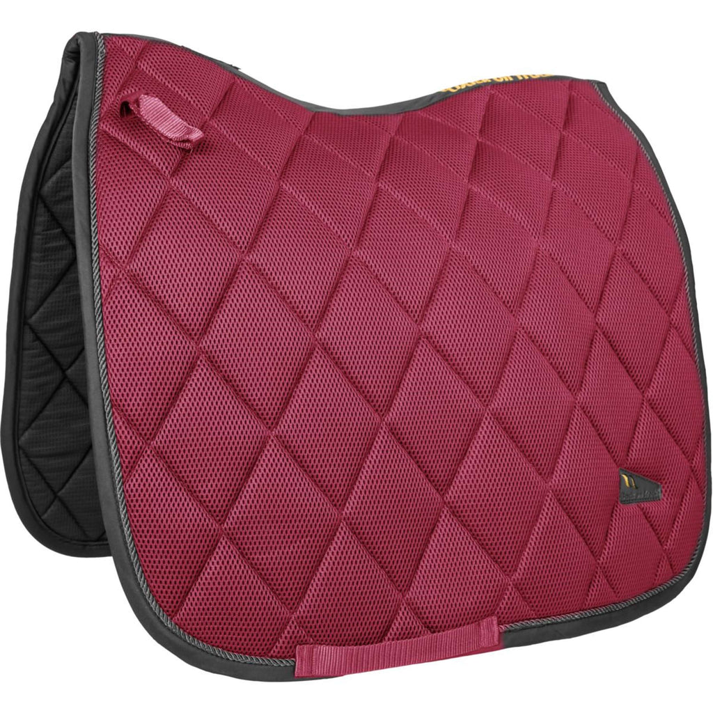Back on Track Tapis de Selle AirFlow Dressage Vin rouge