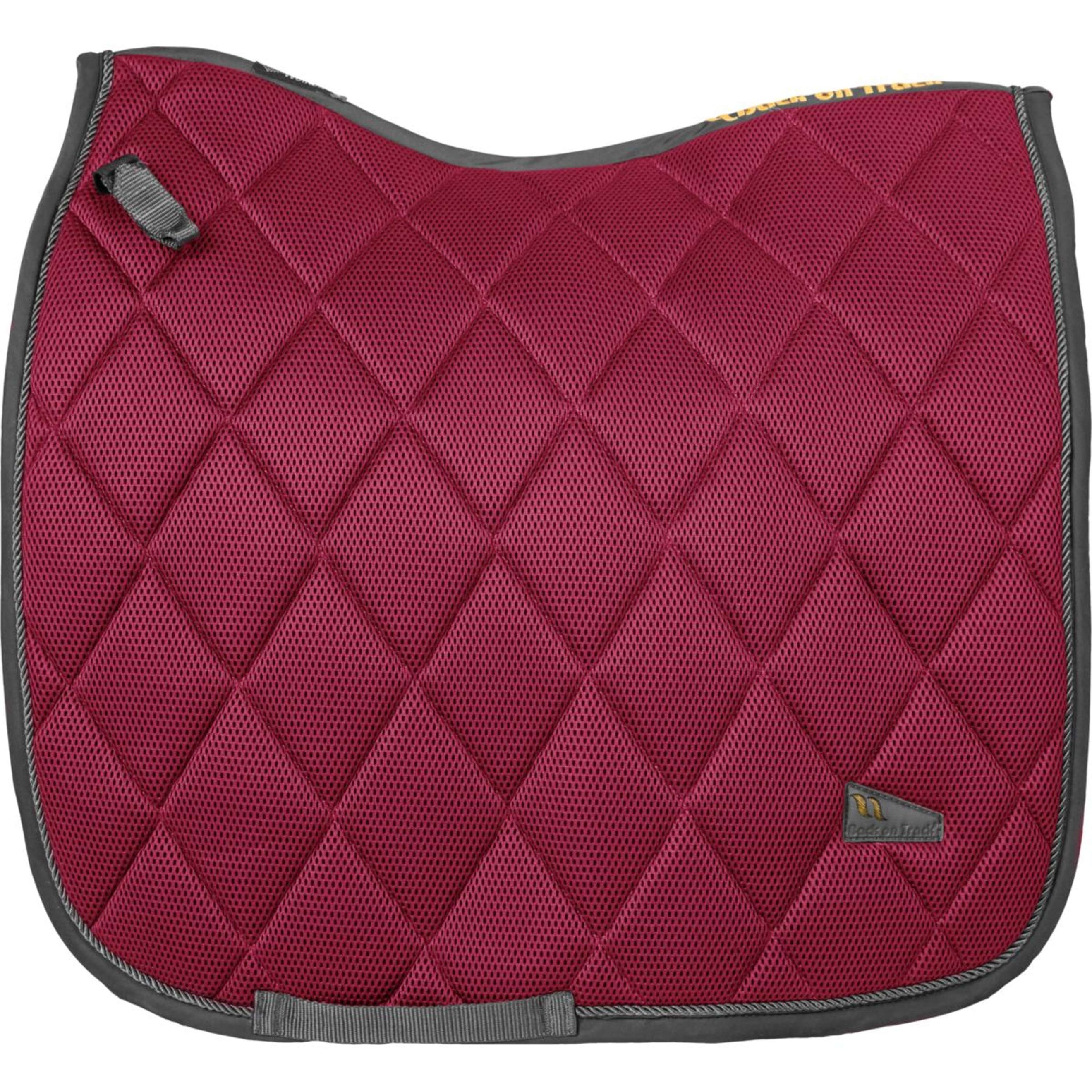 Back on Track Tapis de Selle AirFlow Dressage Vin rouge