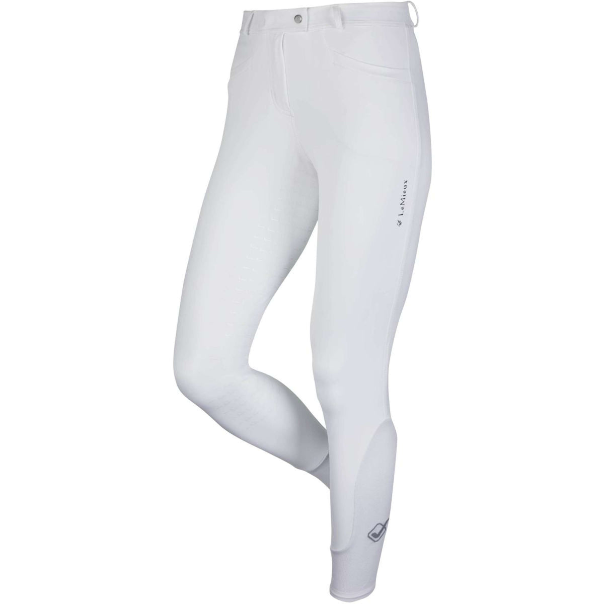 LeMieux Pantalon d'Équitation Dynamique Full Seat Blanc