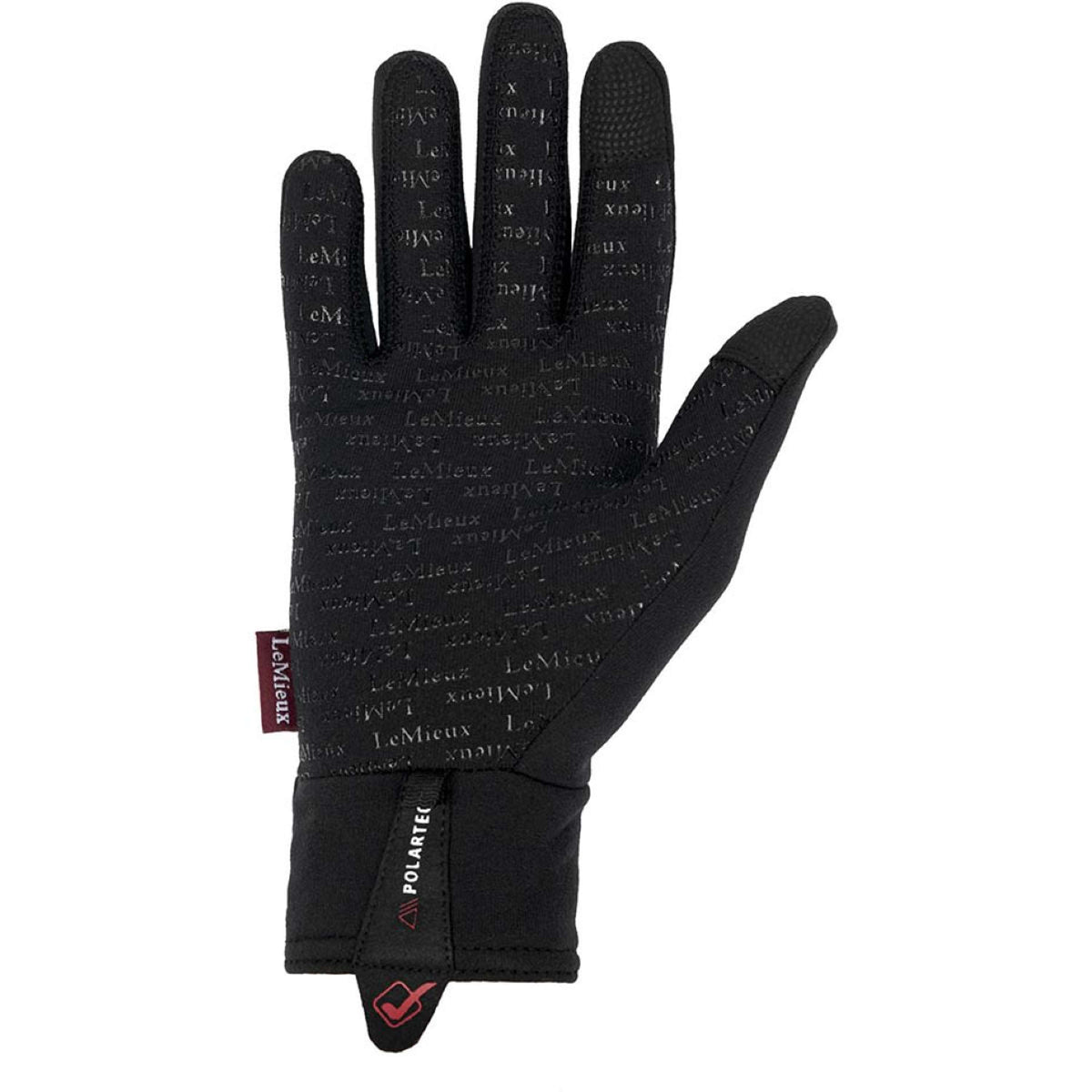 LeMieux Gants d'Équitation Polar Tec Noir